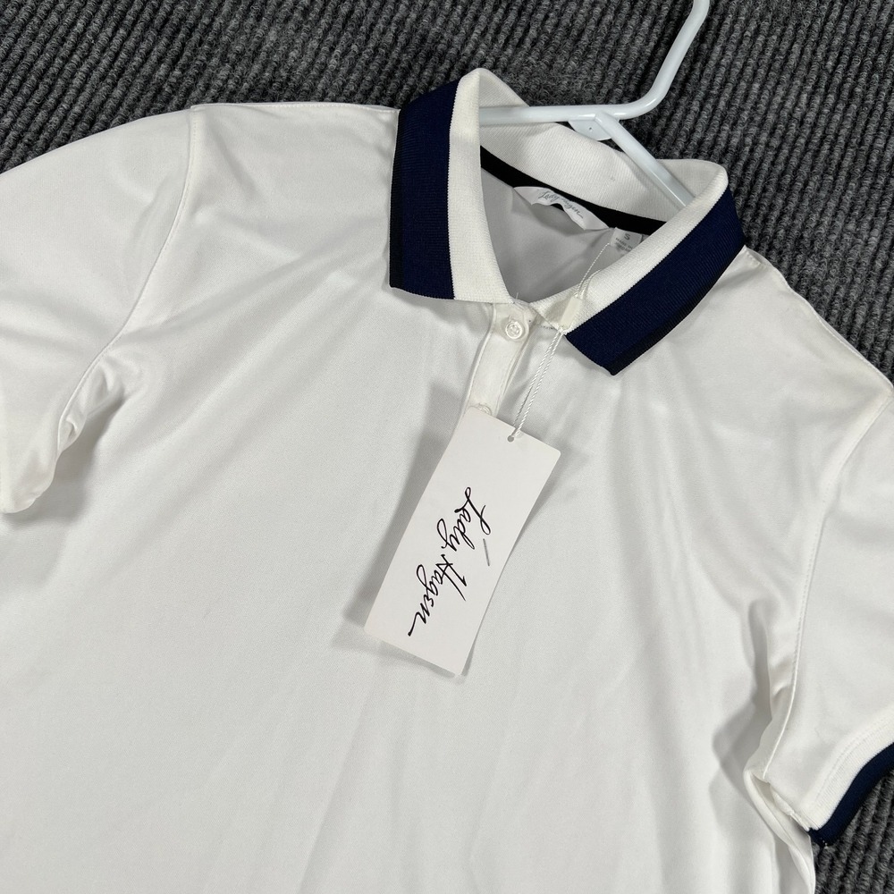 Lady Hagen Shirt Womens Small White Short Sleeve Golf Polo Performance‎ New